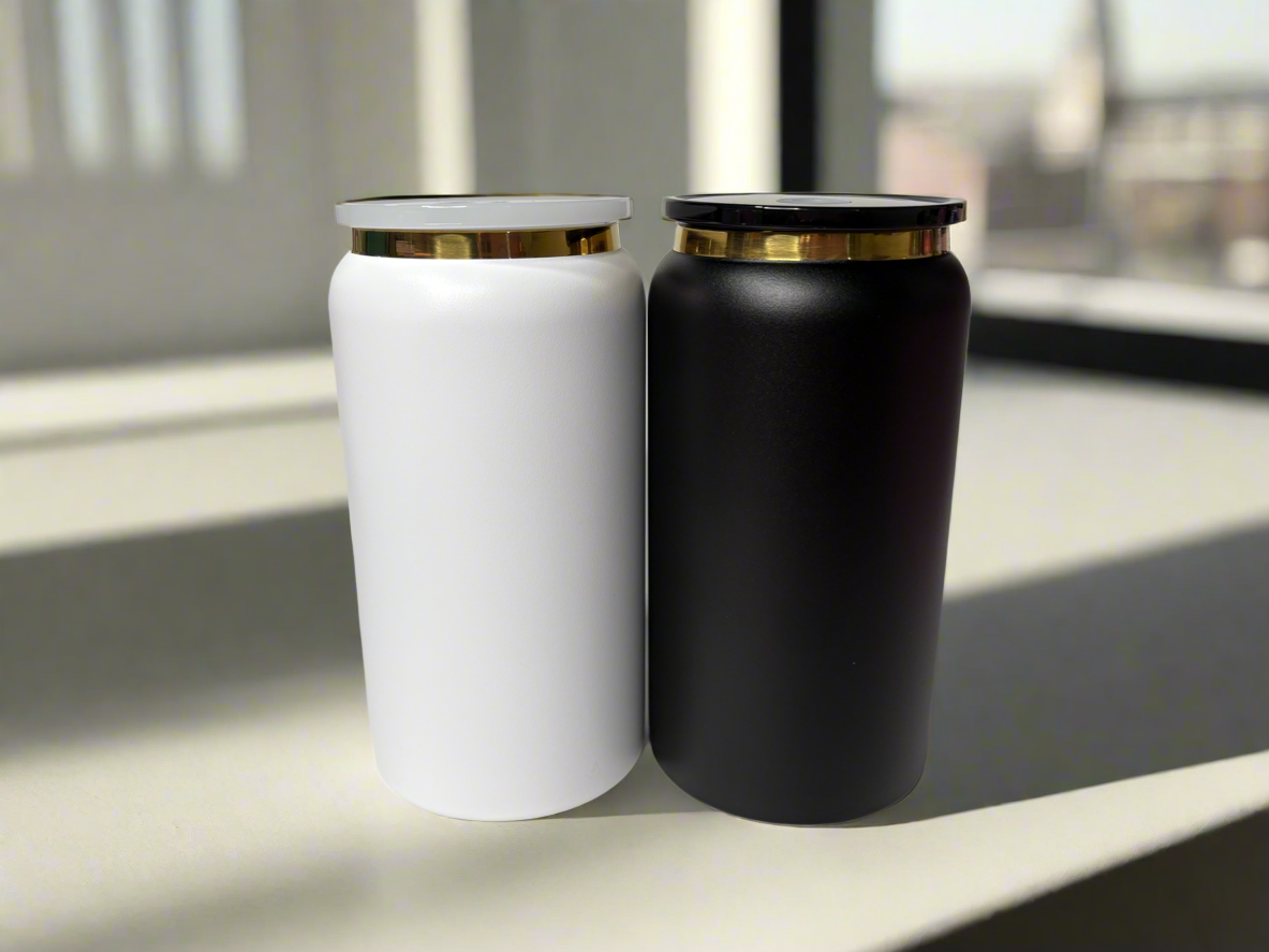 Panda Stainless Steel 16oz Can (2pk)