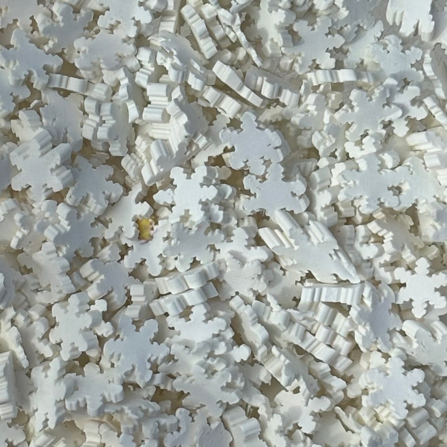 Snowflakes Glitter Shapes