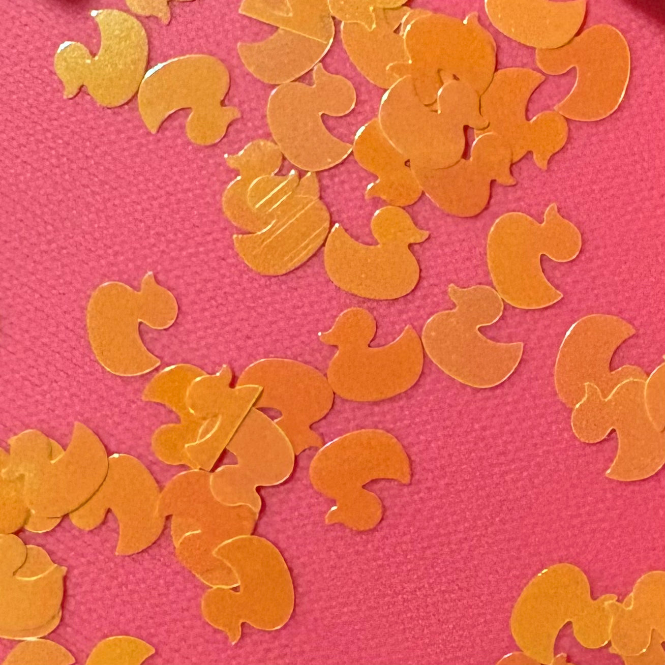 Ducks Glitter Shapes