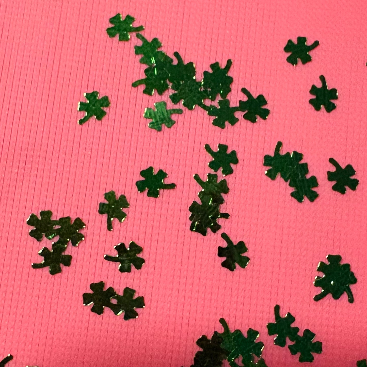 Four Leaf Clovers Glitter Shapes
