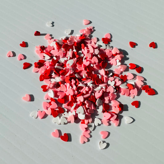 Mixed Hearts (PolyClay)