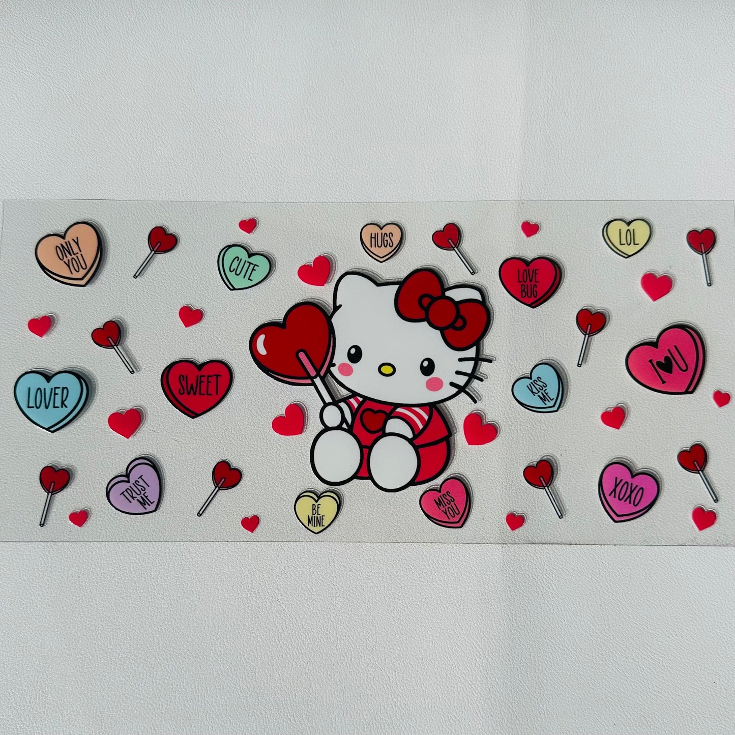 Cat candy hearts