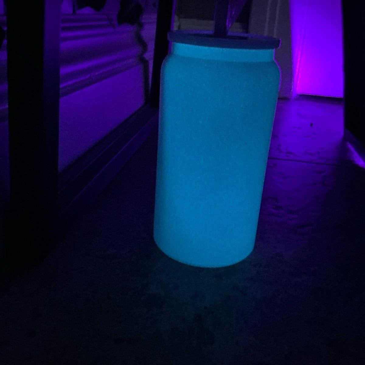 Glow in dark Stainless Steel 16oz 2pk