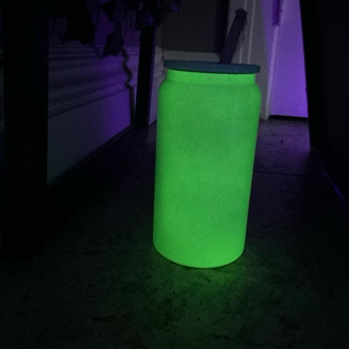 Glow in dark Stainless Steel 16oz 2pk