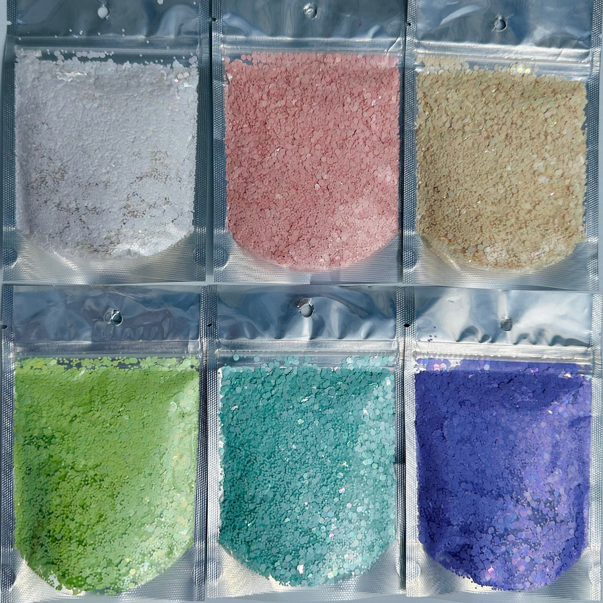 Pastel Glitter Bundle 6pk
