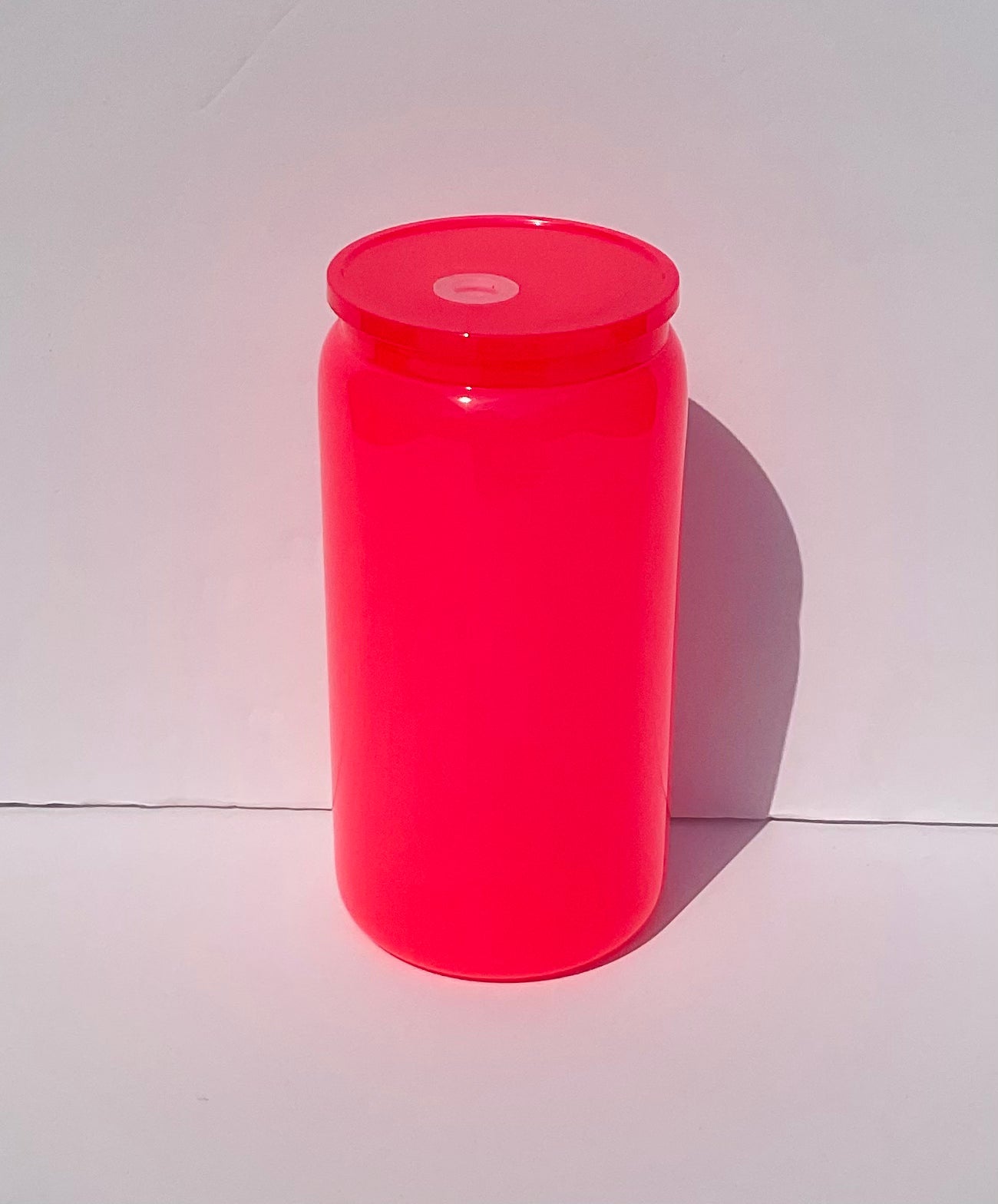 16oz Neon Color Sublimation Glass can 5pk