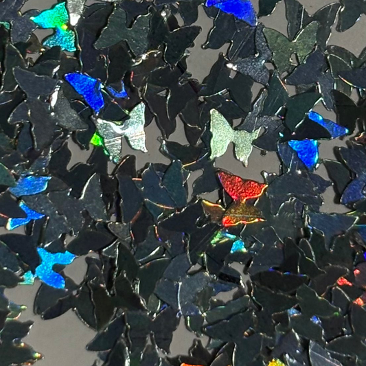 Butterfly Glitter Shapes