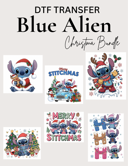Blue Alien Christmas Bundle