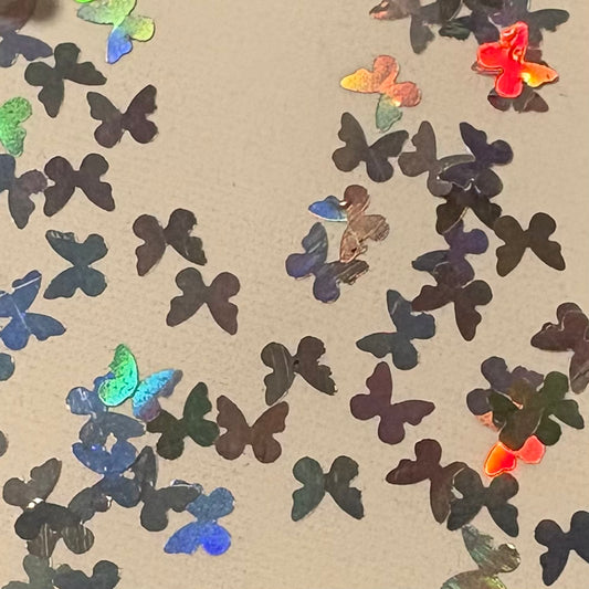 Butterfly Glitter Shapes