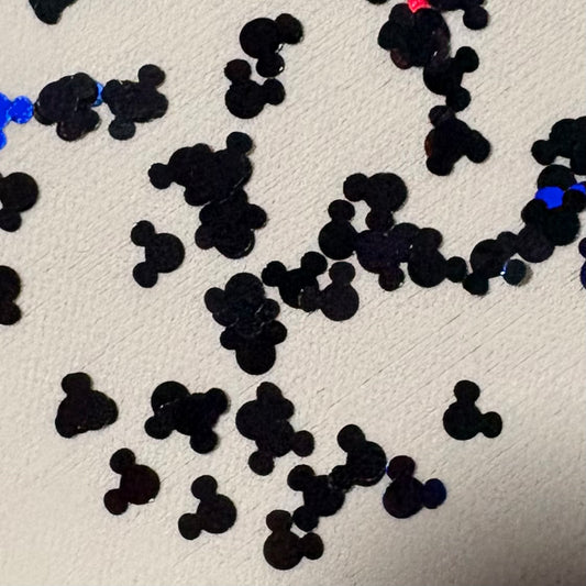 Mouse Glitter Shapes