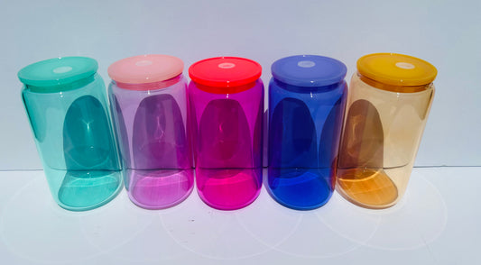 5pk Jelly 16oz Glass Can